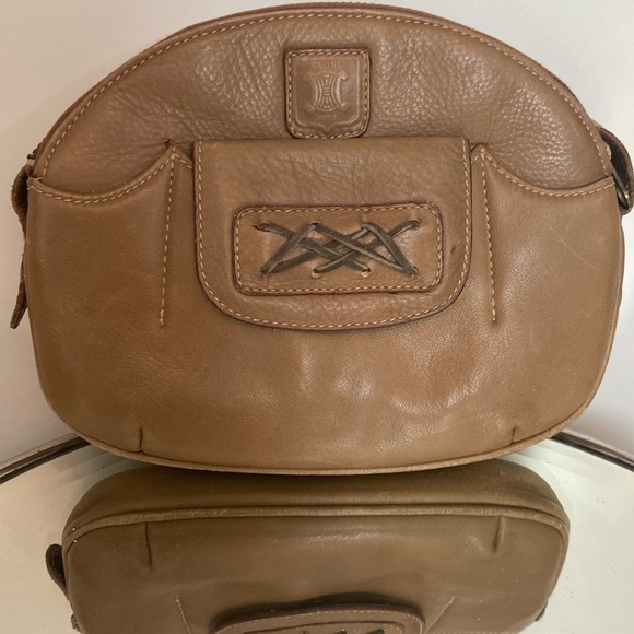 Vintage Celine khaki leather - Picture 1 of 7